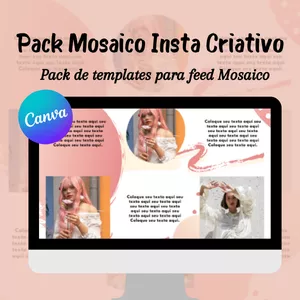 Imagem de capa para o Ebook PACK MOSAICO INSTA CRIATIVO