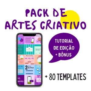 Imagem principal do produto PACK DE ARTES CRIATIVO