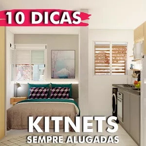 Imagem principal do produto 10 DICAS PARA MANTER KITNETS SEMPRE AUGADAS