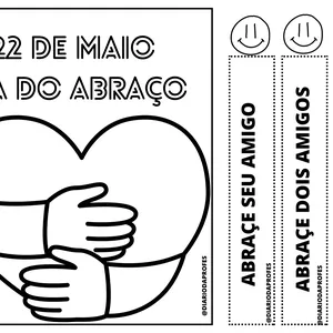 Imagem de capa para o Ebook Dia do abraço
