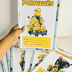 Imagem de capa para o Ebook CAPA DE CADERNO MINIONS 