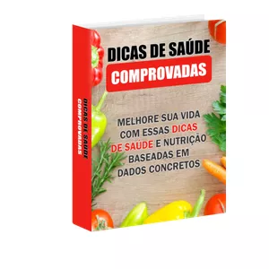 Imagem de capa para o Ebook Dicas de Saúde Comprovadas
