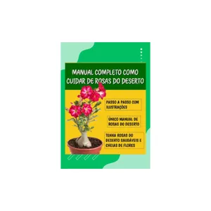 Imagem de capa para o Ebook COMO CUIDAR ROSA DO DESERTO