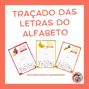 Imagem de capa para o Ebook Traçado das letras do Alfabeto