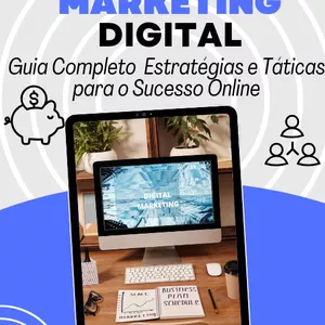 Imagem de capa para o Ebook Marketing Digital: Estratégias e Táticas para o Sucesso Online