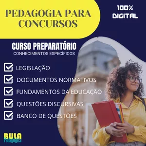 Imagem de capa para o Curso online PEDAGOGIA PARA CONCURSO PÚBLICO