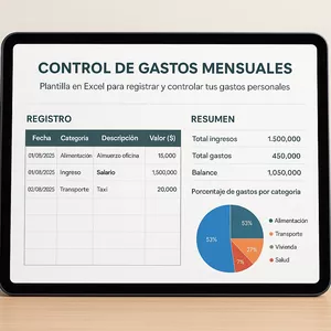 Imagen de portada para Ebook Gestiona tus Ingresos y Gastos con esta Hoja de Cálculo Intuitiva