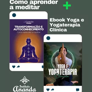 Imagem de capa para o Curso online 2 em 1: Curso Como Aprenda a Meditar + Ebook Yogaterapia Clínica