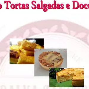 Imagem de capa para o Ebook Apostila 40 Receitas de Tortas Doces e Salgadas