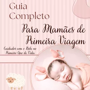 Imagem de capa para o Ebook GUIA COMPLETO PARA MAMÃES DE PRIMEIRA VIAGEM: CUIDADOS COM O BEBÊ NO PRIMEIRO ANO DE VIDA