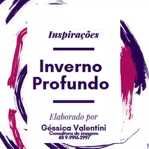 Imagem de capa para o Ebook INVERNO PROFUNDO: Inspirações para roupas, acessórios, maquiagem, decoração e casamentos!