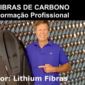Imagem de capa para o Curso online FIBRA DE CARBONO - FORMAÇÃO PROFISSIONAL by Lithium Fibras