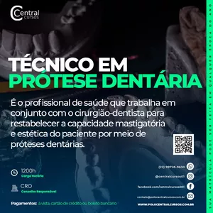 Imagem do curso Técnico De Prótese Dentária