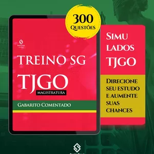 Imagem de capa para o Curso online TJGO 2026 | Treino SG - 300 questões