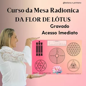 Imagem de CURSO DA MESA RADIONICA DA FLOR DE LÓTUS criado por PINHEIRO CONSULTORIA E TREINAMENTOS LTDA na hotmart