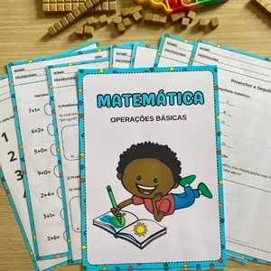 Imagem de capa para o Ebook ATIVIDADES MATEMÁTICA OPERAÇÕES BÁSICAS - 1º e 2º ANO