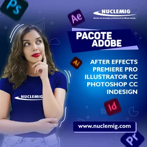 Imagem de capa para o Curso online Pacote Adobe