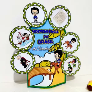 Imagem de capa para o Ebook Luva para contação de História: 7 de Setembro