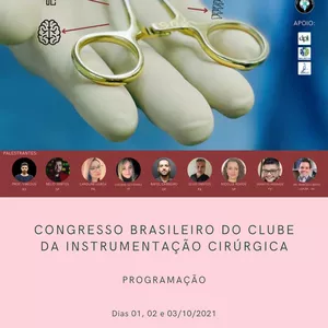 Imagem de capa para o Curso online CONGRESSO BRASILEIRO DO CLUBE DA INSTRUMENTAÇÃO CIRÚRGICA: a era das especialidades