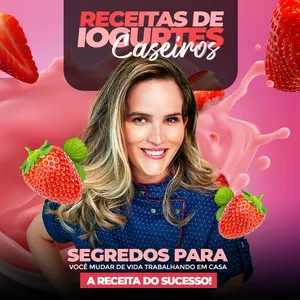 Imagem de capa para o Curso online Iogurte Gourmet
