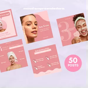Imagem de capa para o Curso online CANVA PACK ESTÉTICA