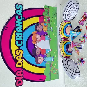 Imagem de capa para o Ebook Painel Dia das Crianças 🌈