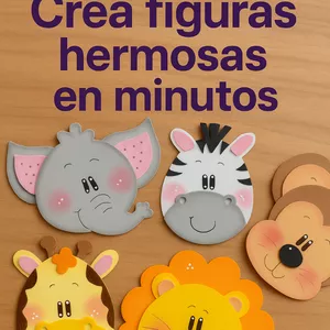 Imagen de portada para Curso online Pack de moldes de goma eva 