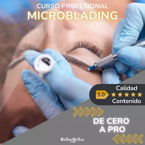 Imagen de portada para Curso online 007 MICROBLADING CEJAS PELO A PELO - bellasbellas.com BELLAS BELLAS
