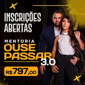 Imagem de capa para o Curso online Mentoria Ouse Passar 3.0
