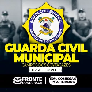 Imagem do curso GUARDA CIVIL MUNICIPAL DE CAMPOS