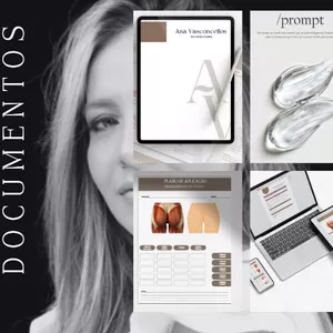 Imagem de capa para o Ebook Ficha de anamnese e plano de aplicação para injetáveis - Facial e Glúteo