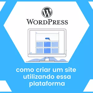 Imagem de capa para o Ebook Criando um site Wordpress