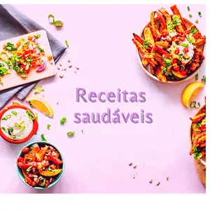 Imagem de capa para o Ebook Receitas Saudáveis