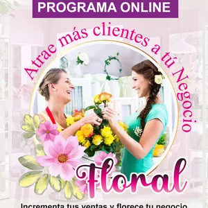 Imagen de portada para Curso online Atrae más clientes a tu Negocio Floral 