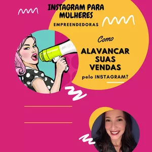 Imagem de capa para o Curso online Instagram para Mulheres- Aprendendo tráfego