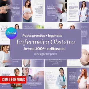 CANVA PACK ENFERMEIRA OBSTETRA
