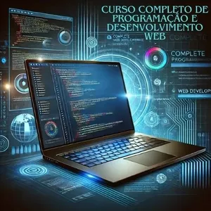 Imagem de capa para o Ebook Curso Completo de Programação e Desenvolvimento Web