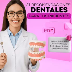 Imagen de portada para Curso online 21 Recomendaciones Dentales para Tus Pacientes - La guía práctica que tu clínica necesita para educar, fidelizar y generar confianza