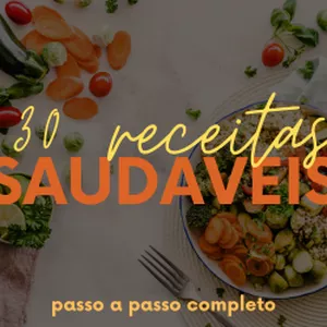 Imagem de capa para o Ebook 30 Receitas saudáveis