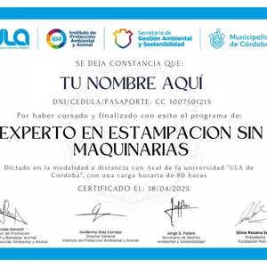 Imagen de portada para Curso online Certificado Oficial del Curso Estampación sin Maquinarias - Maestro Ricardo Guzman