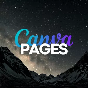 Imagem de capa para o Curso online Canva Pages
