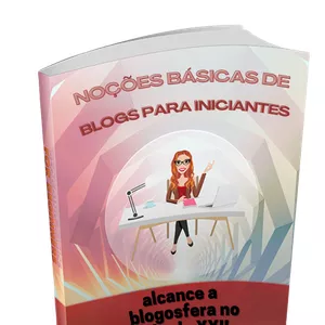 Imagem de capa para o Ebook Noções Básicas de blog para iniciante