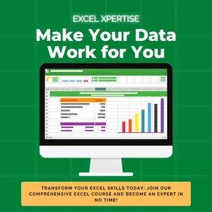 Cover image for Online course Excel Xpertise: Learn everything you need to excel with Excel in our complete course!