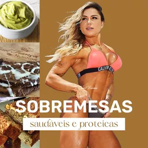 Imagem de capa para o Ebook Sobremesas saudáveis e proteicas