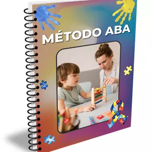 Imagem de capa para o Ebook  Método ABA – Apostila Prática com Estratégias de Intervenção
