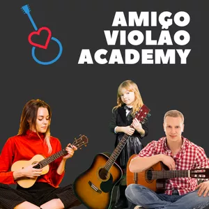 Imagem de capa para o Curso online Amigo Violão Academy