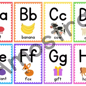 Cover image for Ebook Cards Alfabeto em Inglês