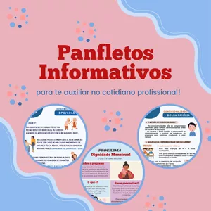 Imagem de capa para o Ebook Combo Completo – Panfletos de Saúde e Assistência Social