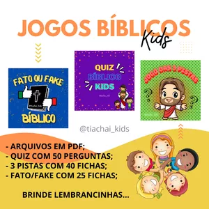 Imagem de capa para o Ebook Kit Jogos Bíblicos Kids