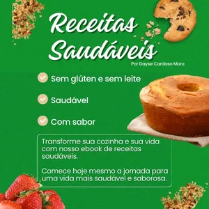 Imagem de capa para o Ebook Ebook de receitas 